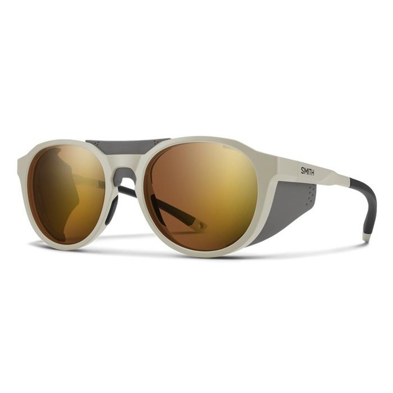 Smith Optics Venture – Matte Bone + ChromaPop Glacier Photochromic Gold Mirror Lens