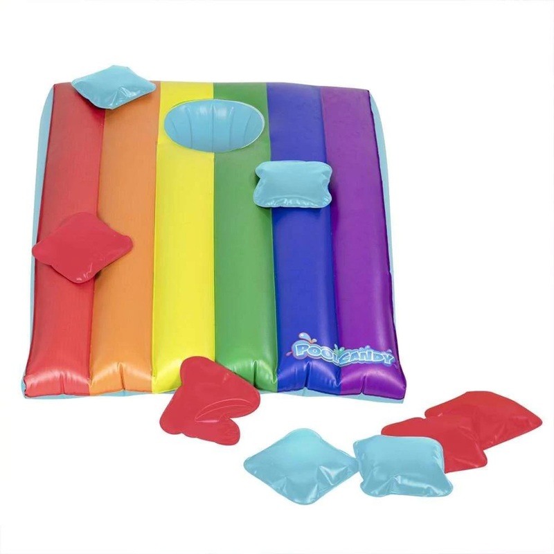 B&d Group PoolCandy Rainbow Collection Inflatable Cornhole