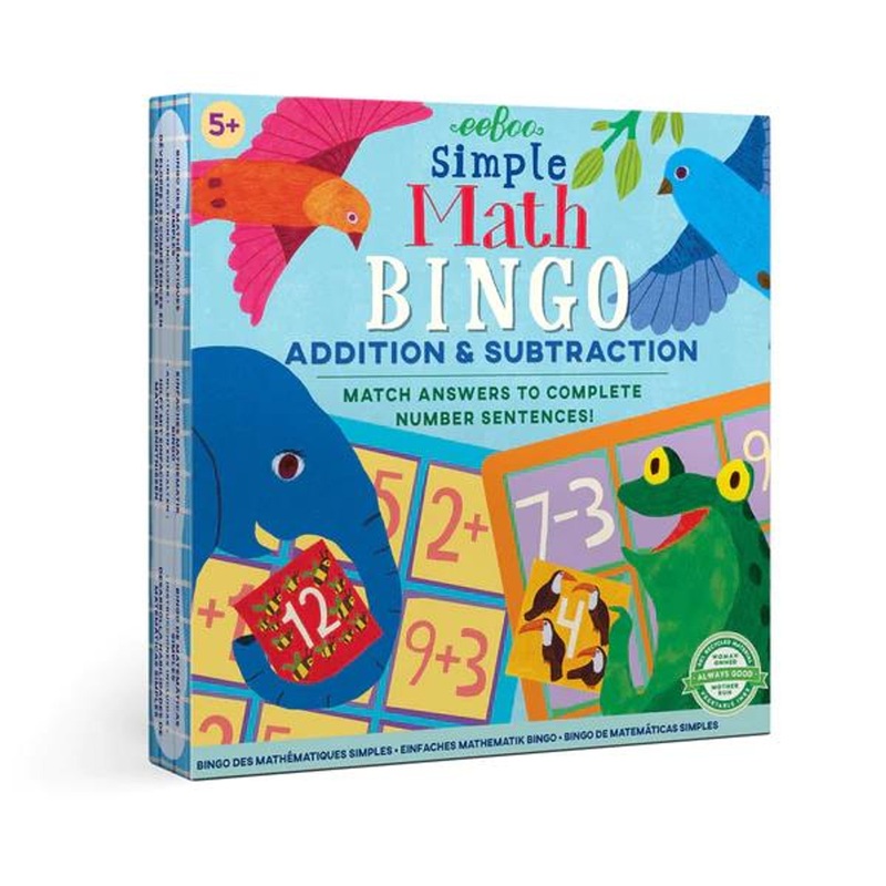 Eeboo Simple Math Bingo