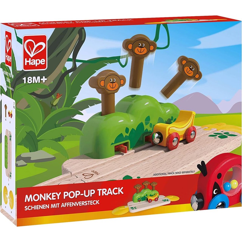 Hape International Monkey Pop-Up Track