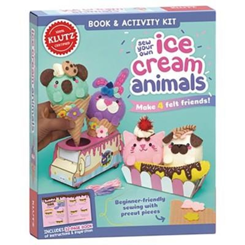 Klutz Sew Your Own Ice Cream Animals