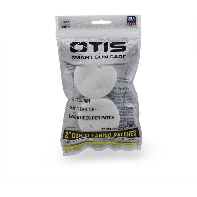 Otis Technology, Inc Small Caliber .17-.22 Cleaning Patches 100 Pack