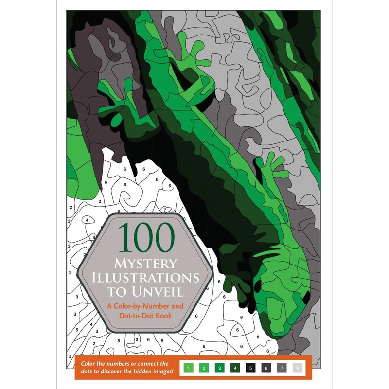 Peter Pauper Color By Number 100 Mystery