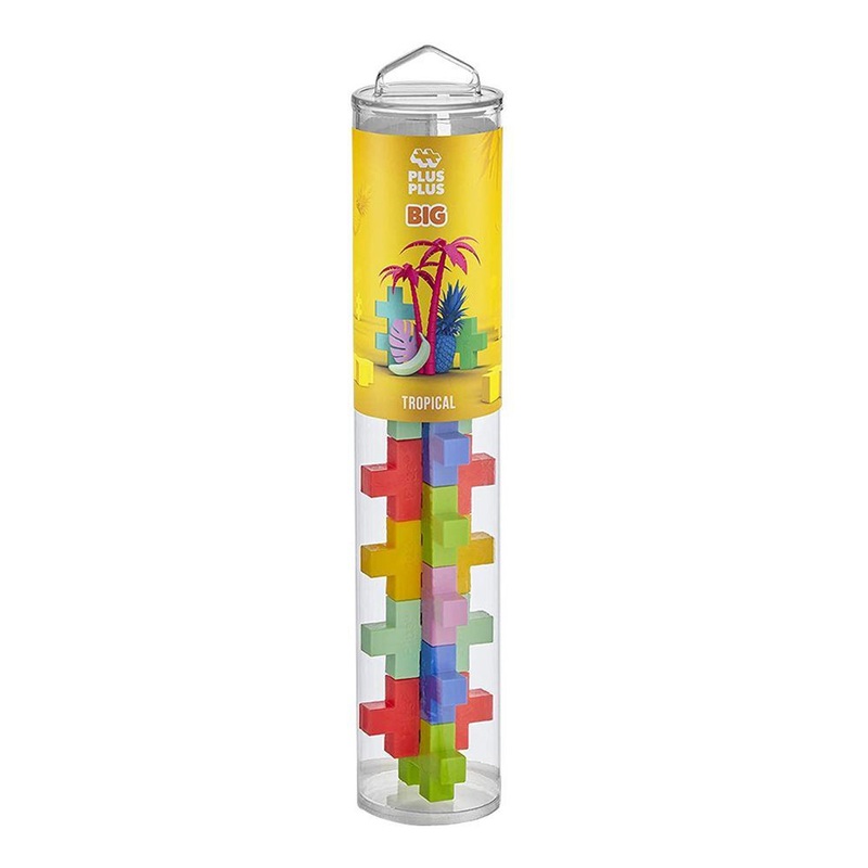 Plus Plus Big 15pc Tube – Tropical