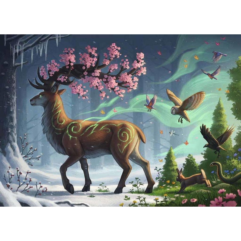 Ravensburger Deer Of Spring 1000pc Puzzle