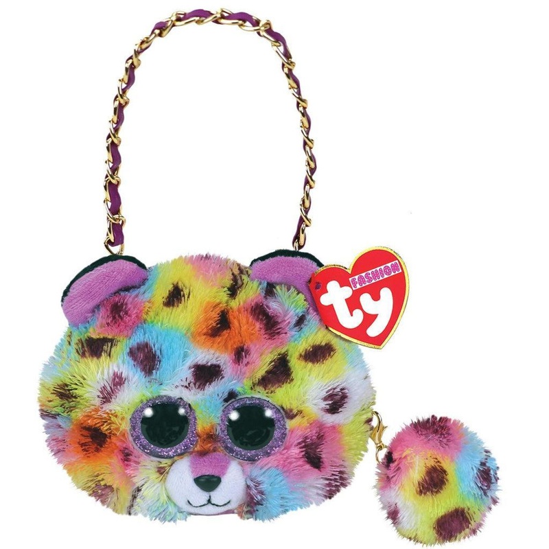 Ty Inc Giselle Leopard Mini Purse