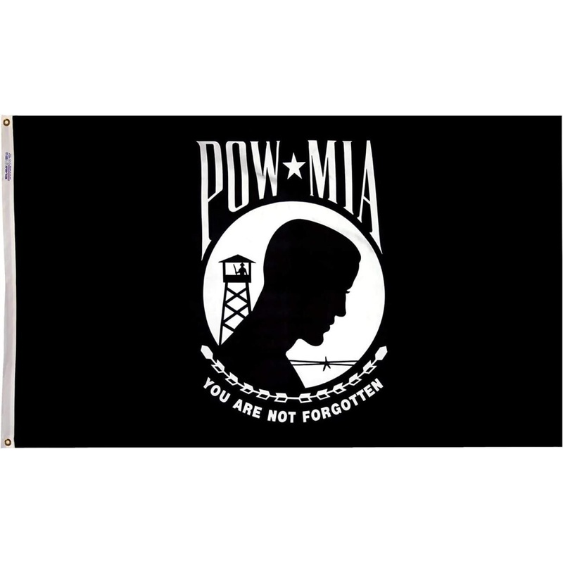 Annin U.S. POW / MIA Flag – Nylon, 3’x5′