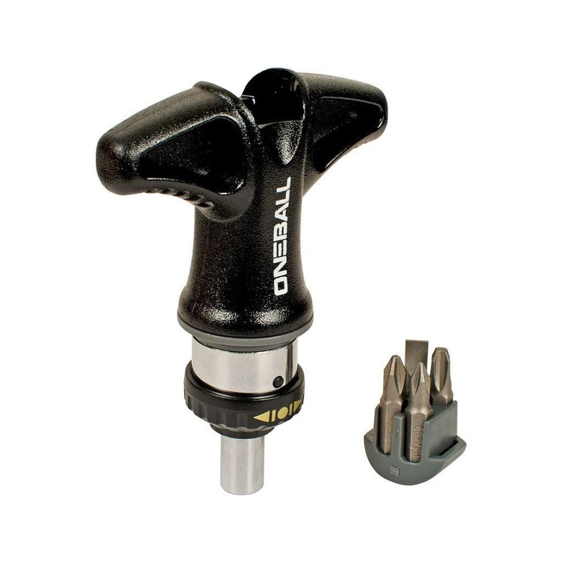 One Ball Jay Pocket Screwdriver, Stubby/flath