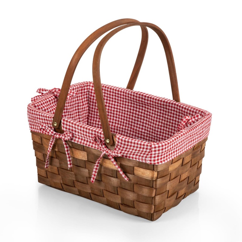 Picnictime Kansas Picnic Basket – Red & White Gingham