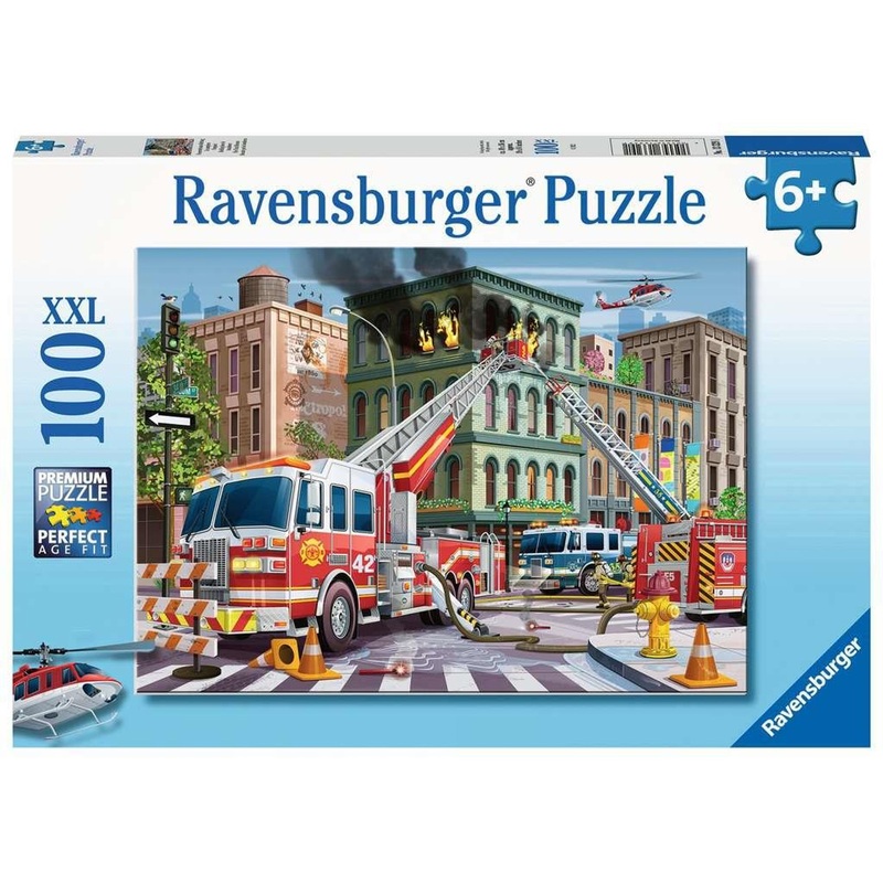 Ravensburger Fire Truck Rescue 100pc Puzzle