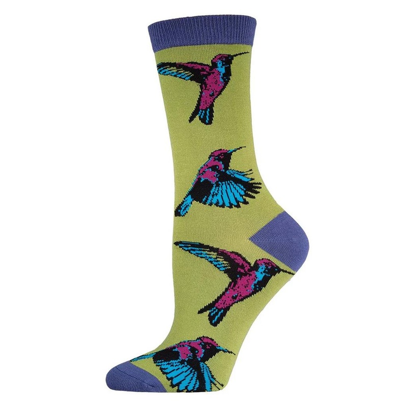 Socksmith Hummingbirds – Citron