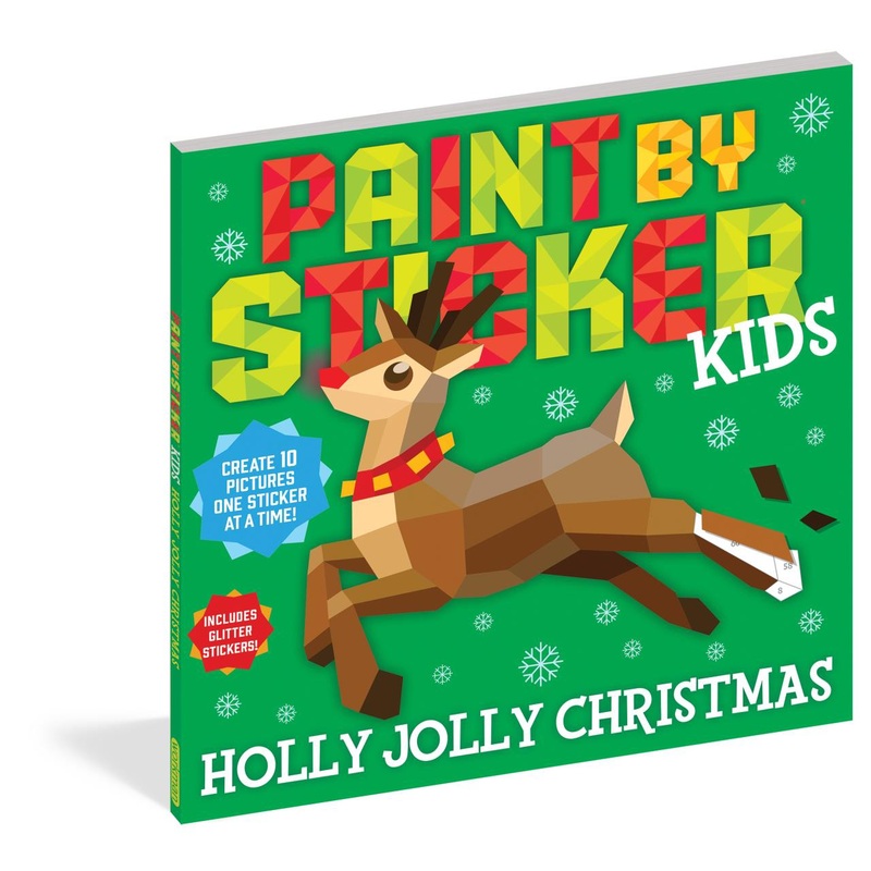 Workman Publishing Paint By Sticker Holly Jolly Christmas