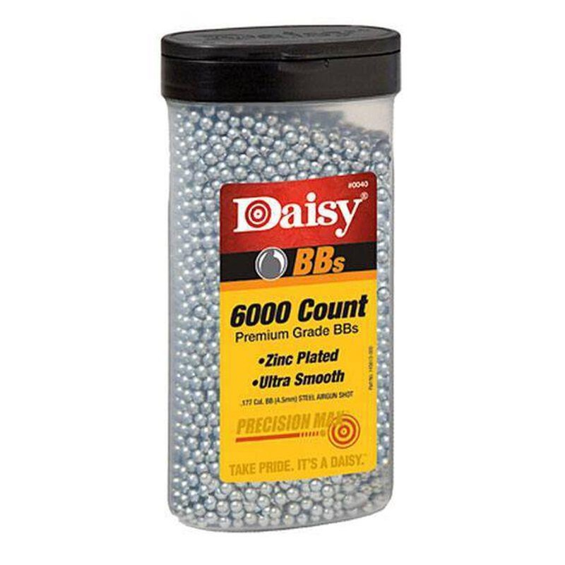 Daisy Zinc Plated BBs 6000 Pack