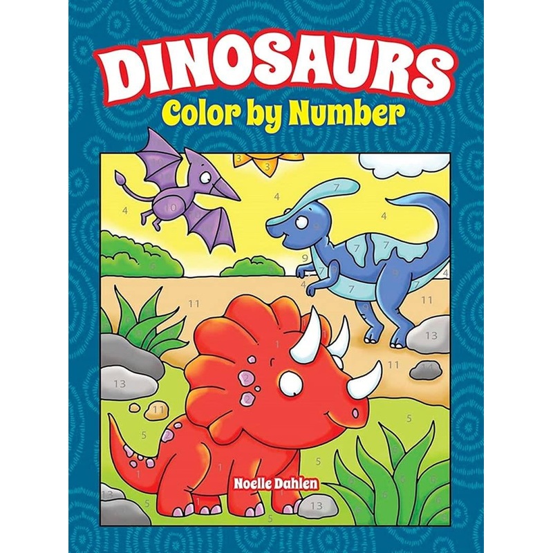 Dover Publications Dinosaurs Color By Number