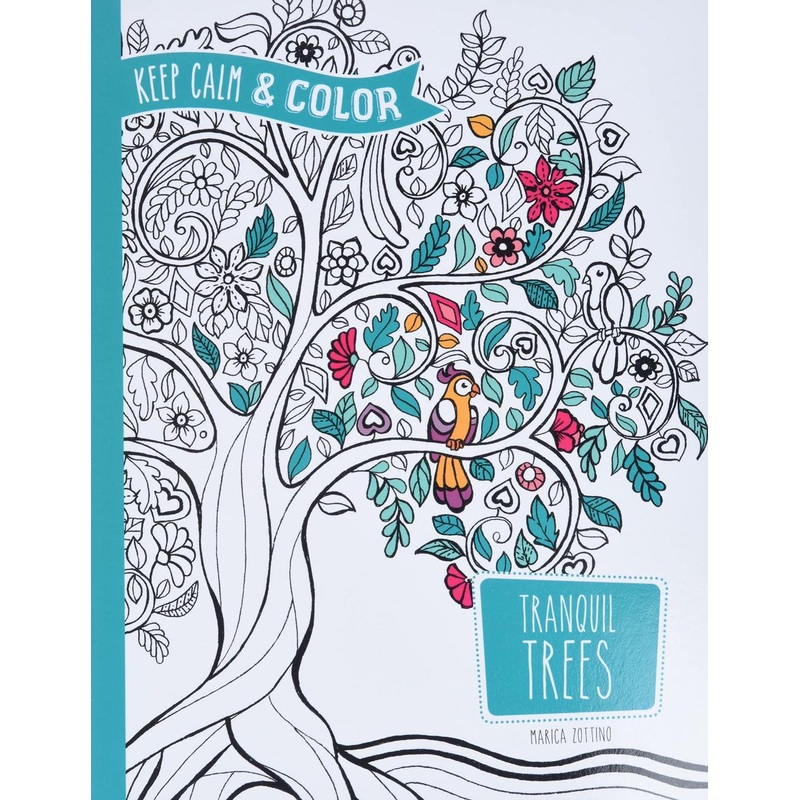 Dover Publications Tranquil Trees Coloring Book