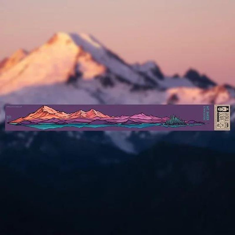 Hydrascape Mt. Baker & Twin Sisters Sticker