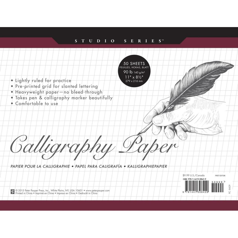 Peter Pauper Calligraphy Paper