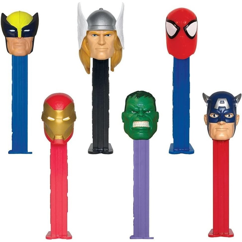 Pez Candy Assorted Marvel Characters