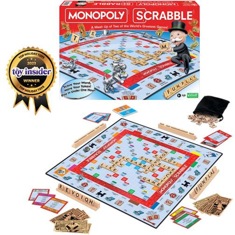 Winning Moves Monopoly Scrabble