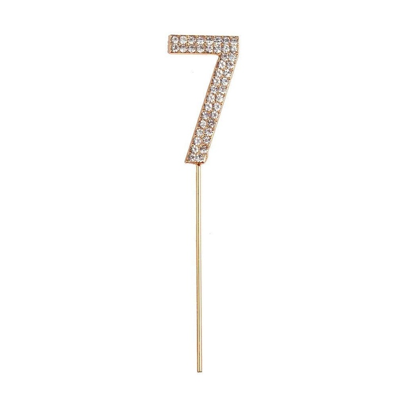 Creative Education Rhinestone Number 7 Decoration
