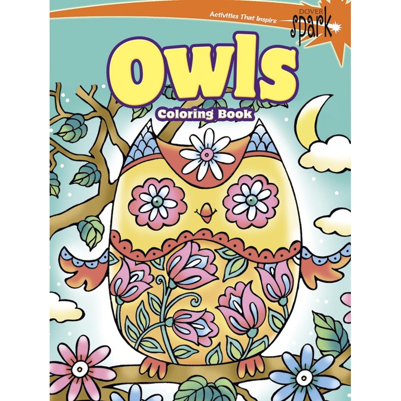 Dover Publications Owl Coloring Book