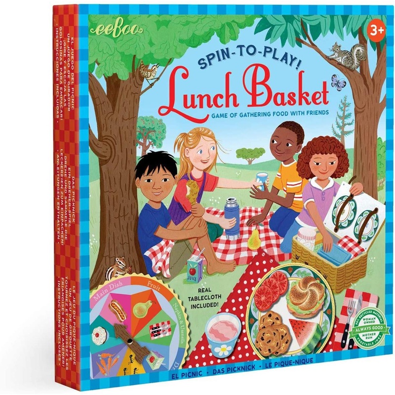 Eeboo Lunch Basket Spinner Game