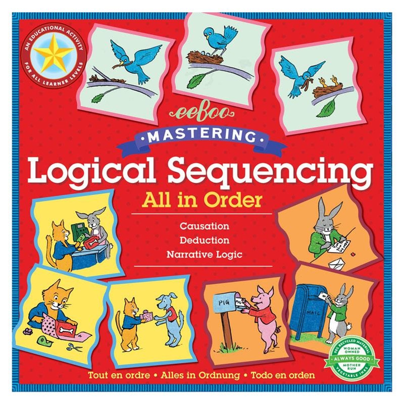 Eeboo Mastering Logical Sequencing: All in Order