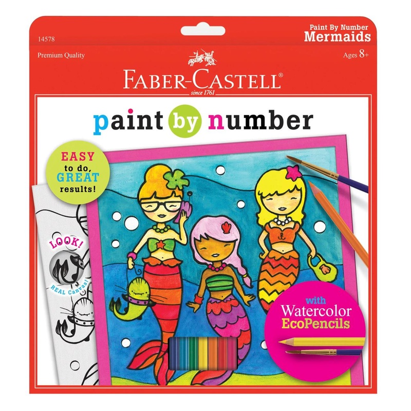 Faber Castell Paint By Number Mermaids