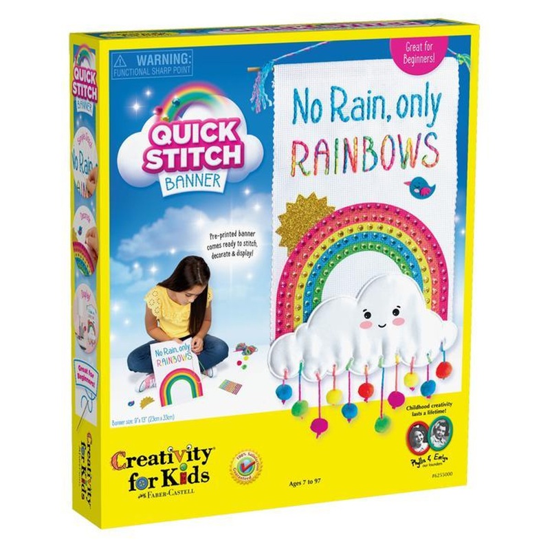 Faber Castell Quick Stitich Banner Rainbow