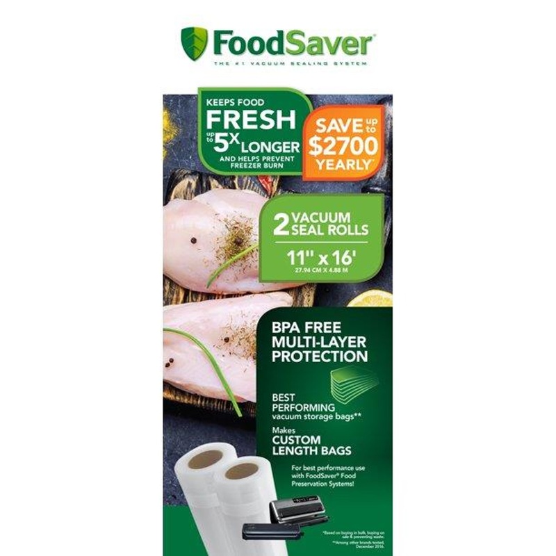 Foodsaver 11″ Vacuum-Seal Rolls