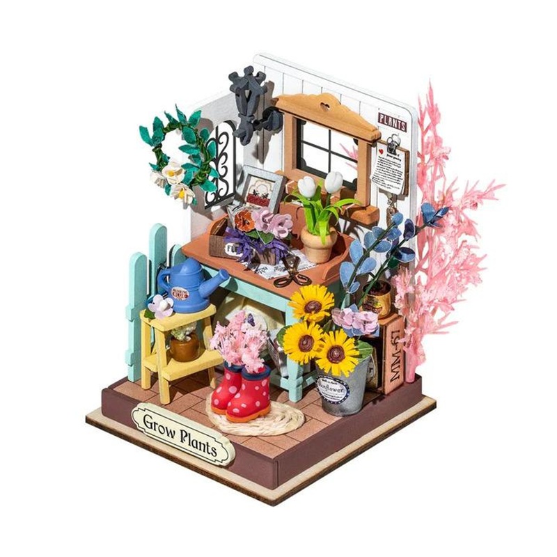 Hand Craft Us DIY Miniature Dollhouse Kit | Dreaming Terrrace Garden