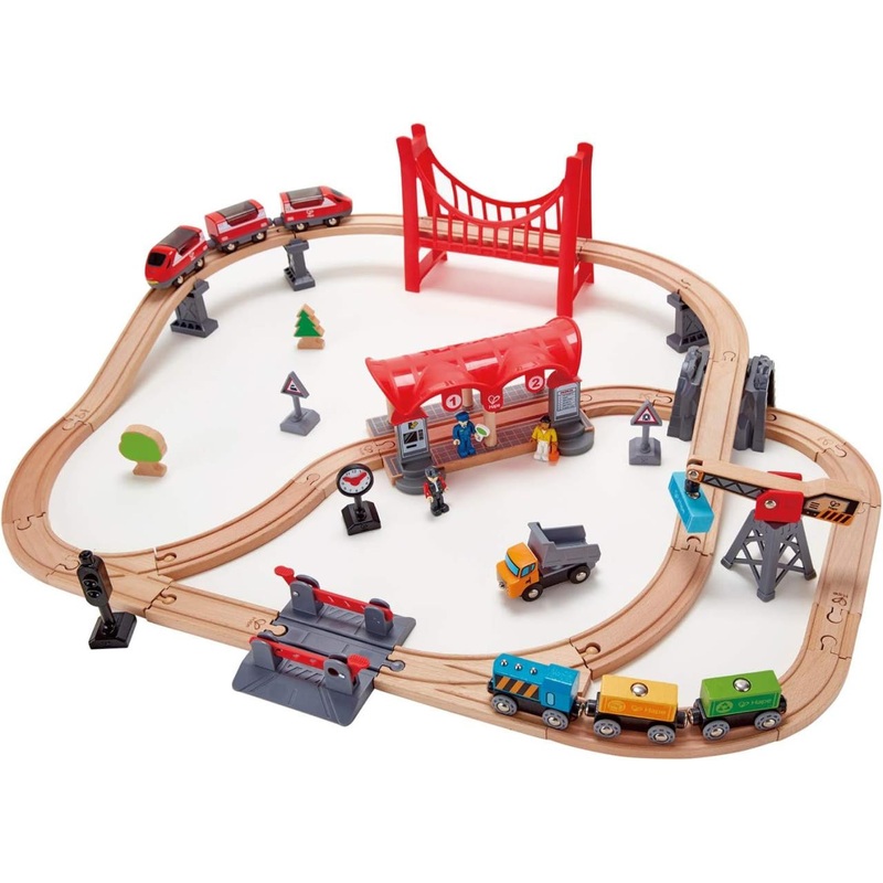 Hape International Busy City Rail Set