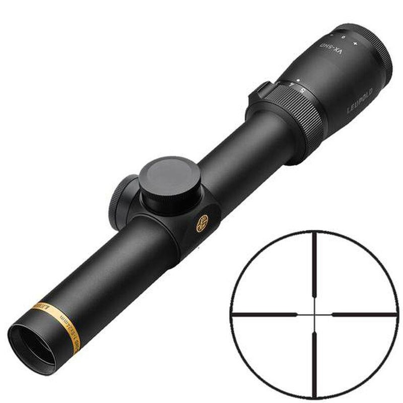 Leupold & Stevens In VX-5HD 1-5×24 Rifle Scope Non-Illuminated Duplex Reticle 30mm Tube Matte Black