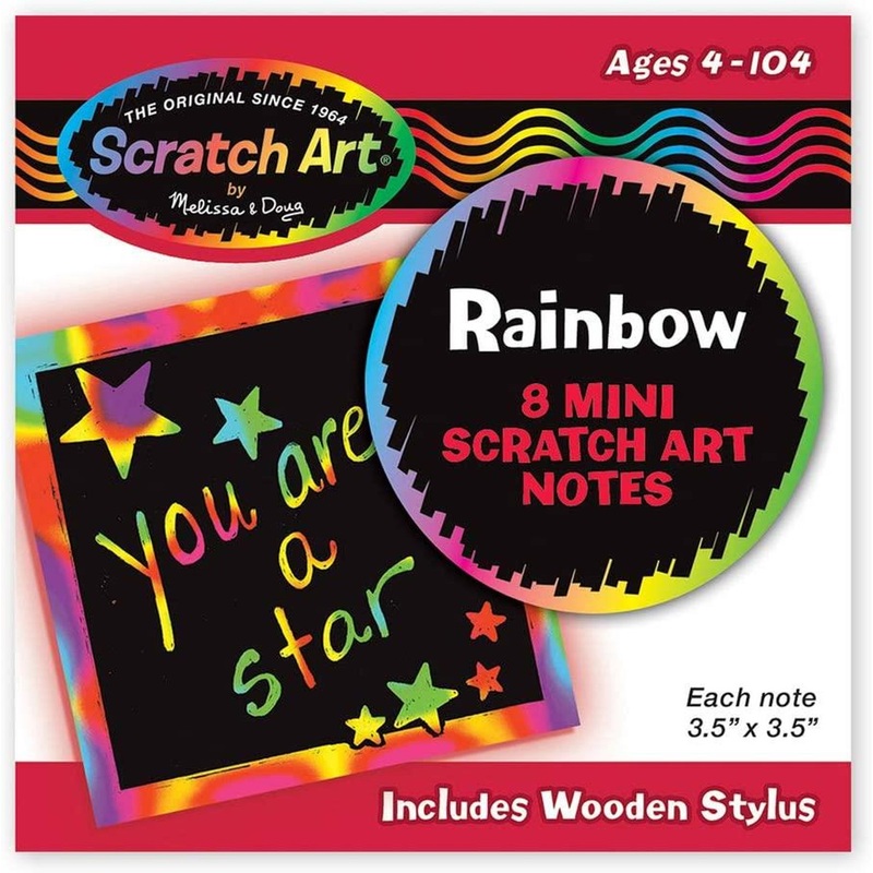 Mellissa & Doug Rainbow Mini Scratch Art