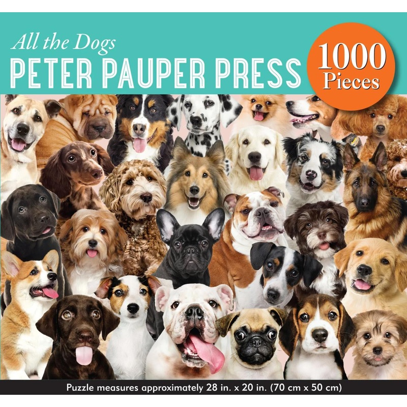 Peter Pauper All The Dogs 1000pc Puzzle