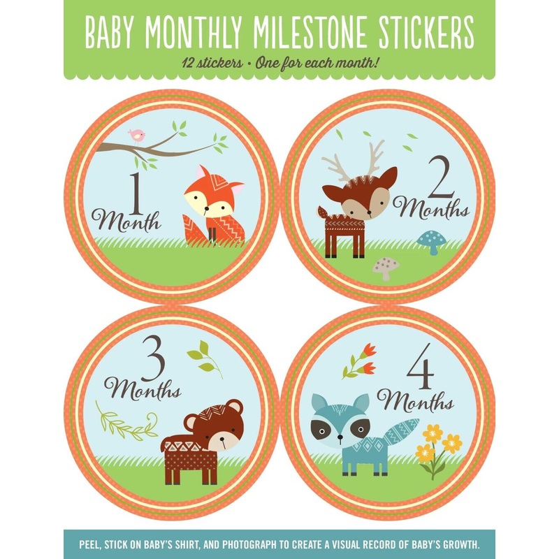 Peter Pauper Woodland Friends Baby Milestone