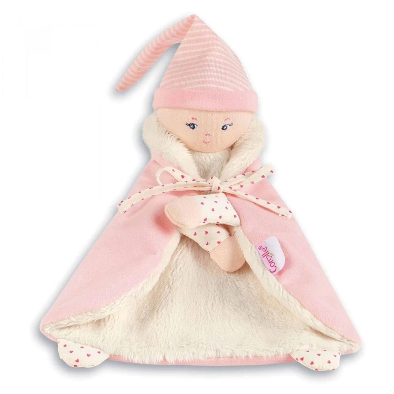 Corolle Blanky Doll Pink Cotton Flower