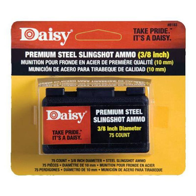Daisy Premium Steel Sling Shot Ammo 3/8″