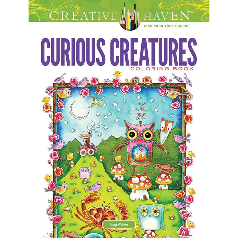 Dover Publications Curious Creatures Coloring Book