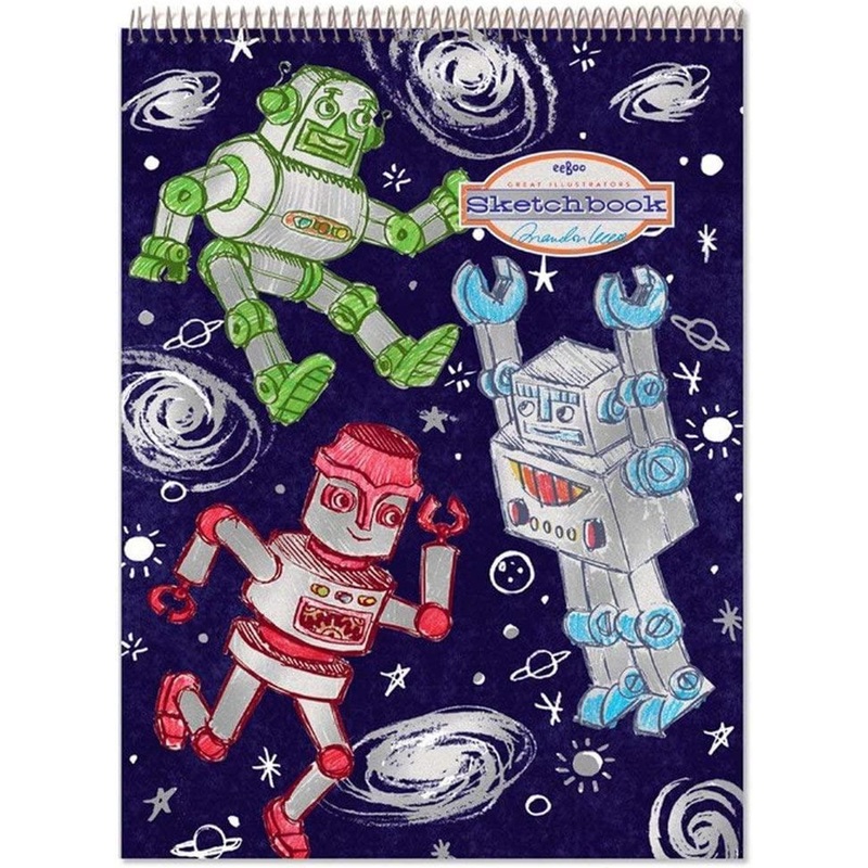Eeboo Robots Sketchbook