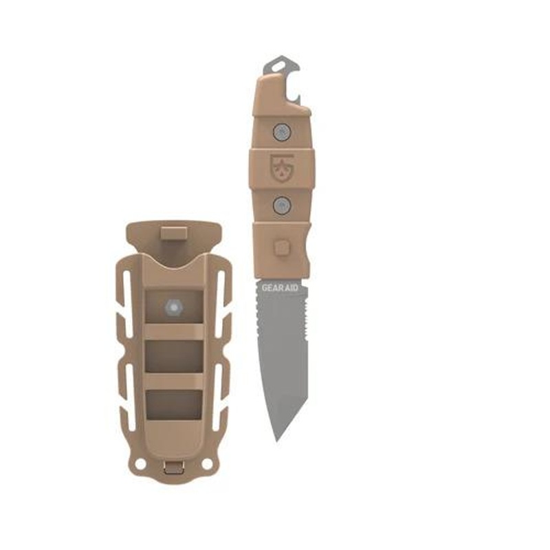 Gear Aid Inc. Kotu Tanto Surivval Knife – Coyote Brown