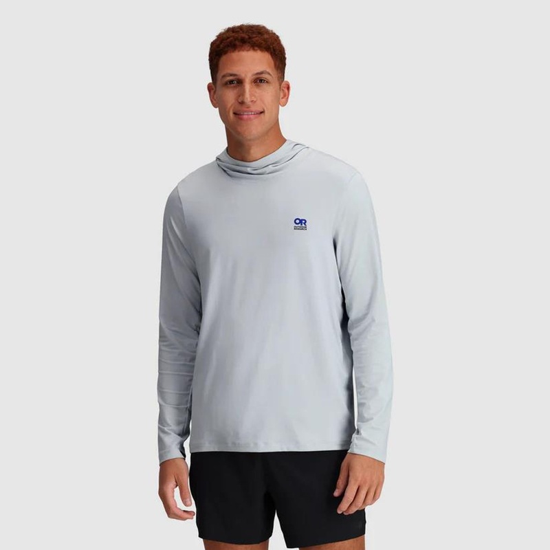 Outdoor Research Men’s ActiveIce Sun Hoodie – Titanium
