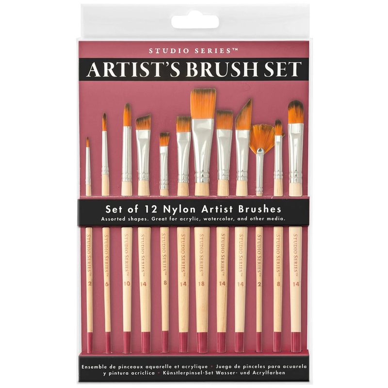 Peter Pauper Artist’s Paintbrush Set