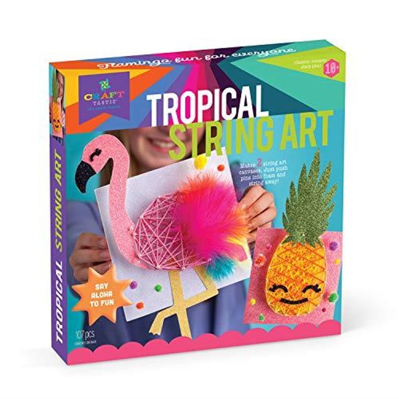 Play Monster CRAFT-TASTIC String Art  Tropical