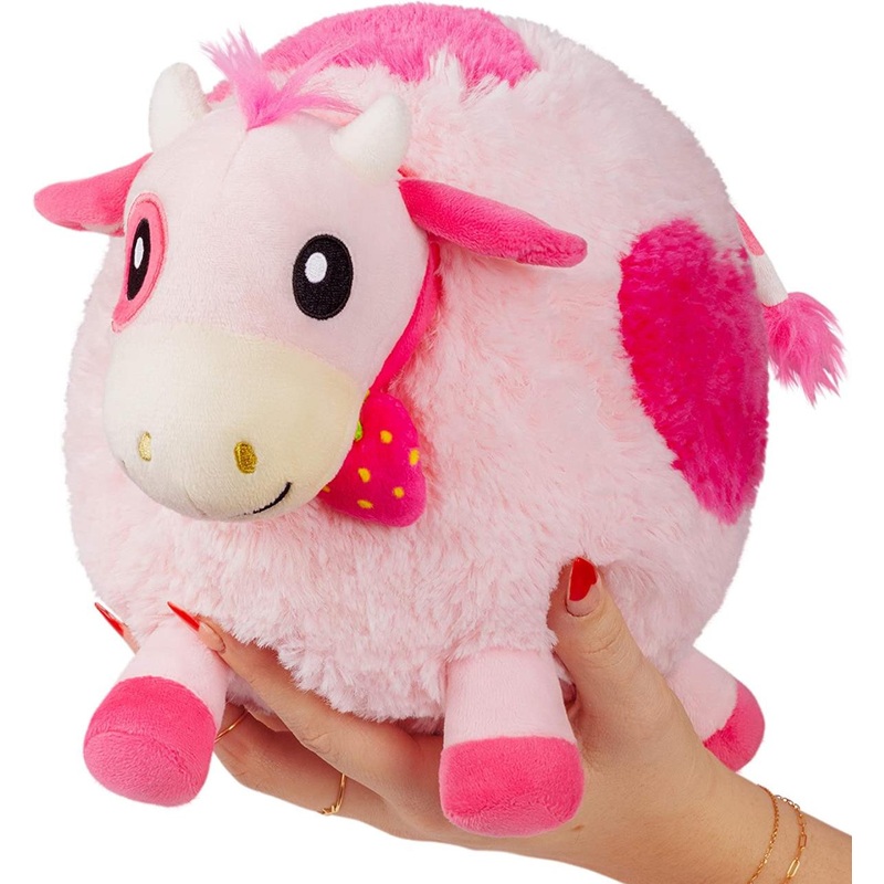 Squishable Strawberry Cow 7”