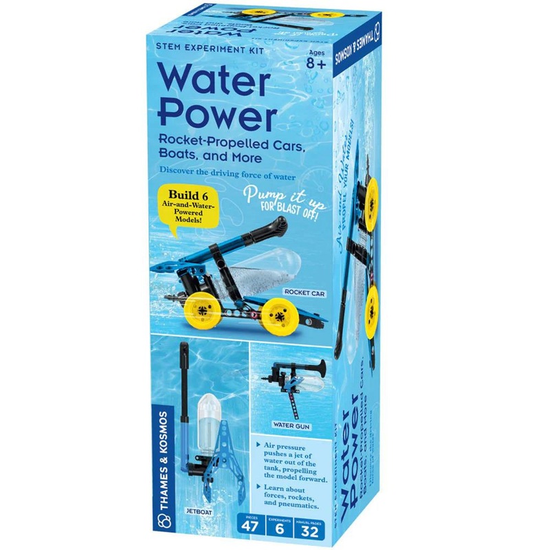 Thames & Kosmos Water Power: Rocket-Propelled Cars, Boats, and More