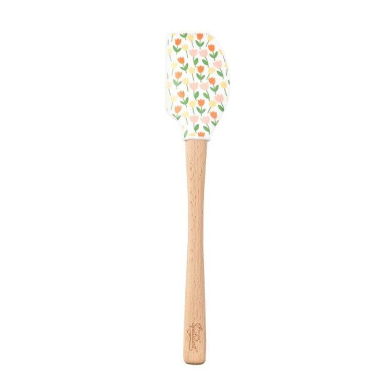Tovolo Spatulart Tulip Garden Wood Handled Spatula