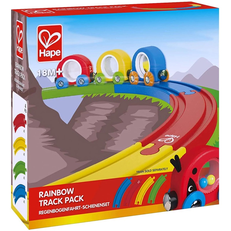 Hape International Rainbow Track Pack