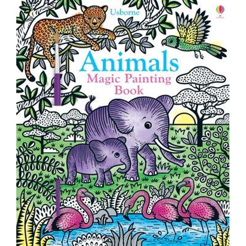 Harper Collins Animals Magic Painting Book