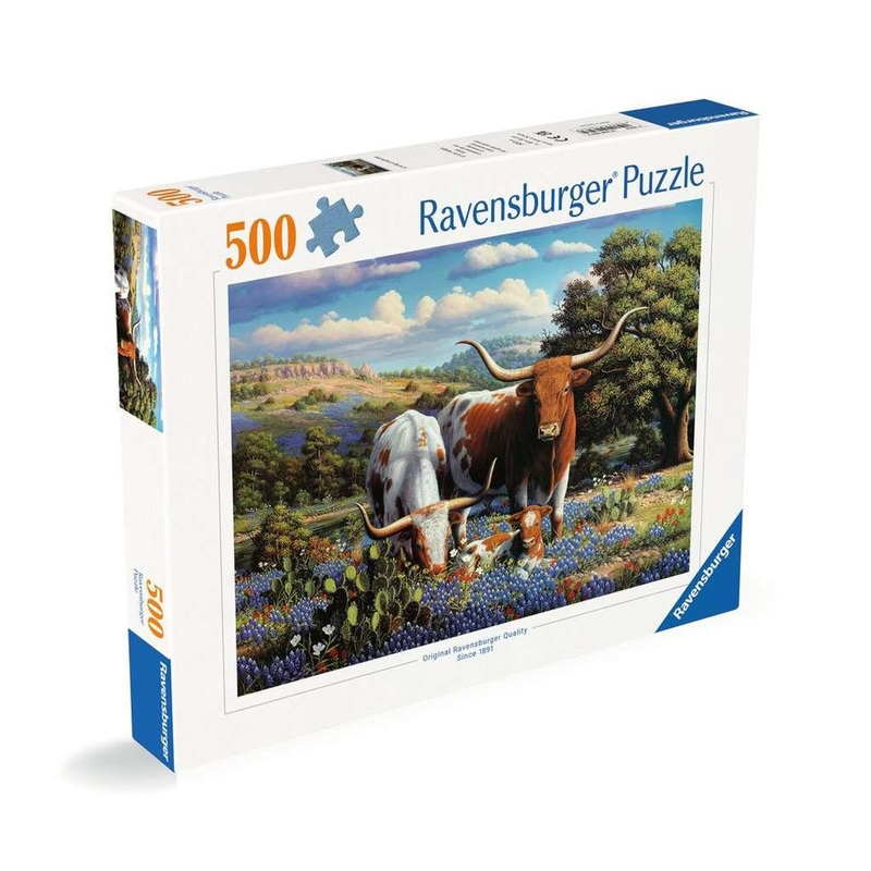 Ravensburger Loving Longhorns – 500 pc. Puzzle